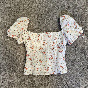 Reformation River Linen Top, Size 6